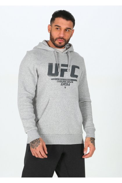 sudadera reebok ufc gris