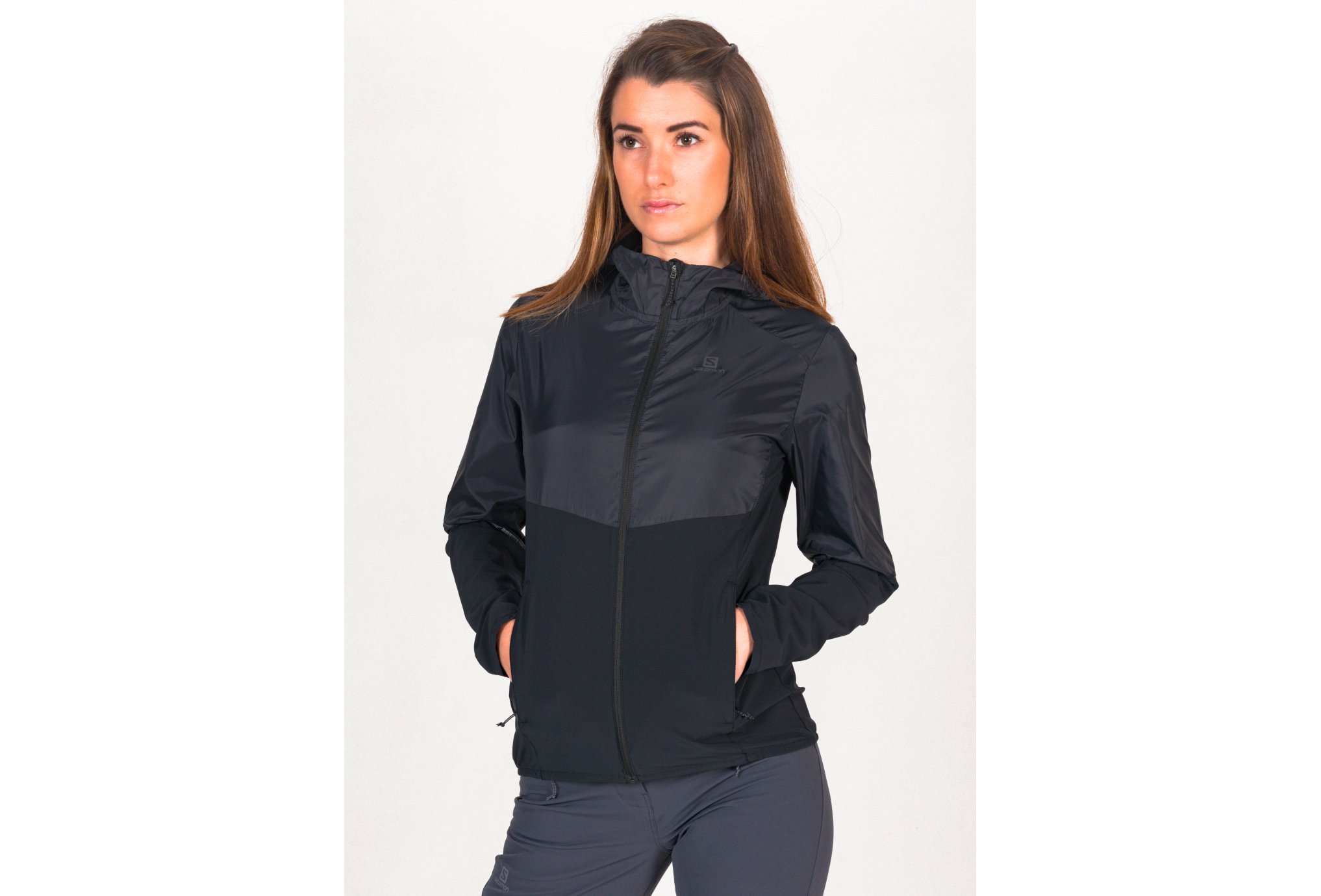 Salomon Agile Hoodie W vêtement running femme