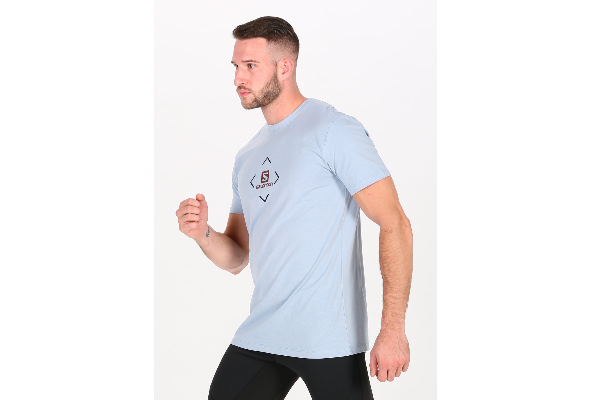 Salomon Coton Logo M vêtement running homme