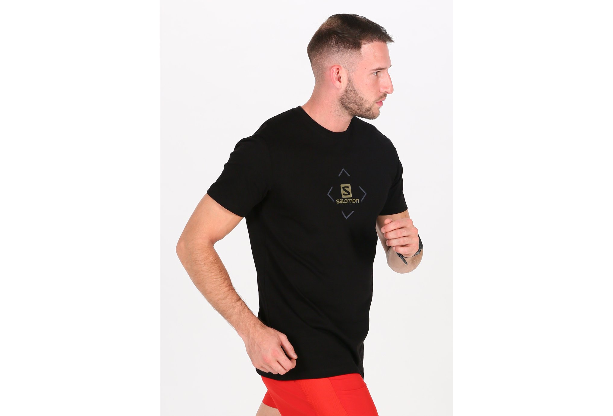 Salomon Coton Logo M vêtement running homme