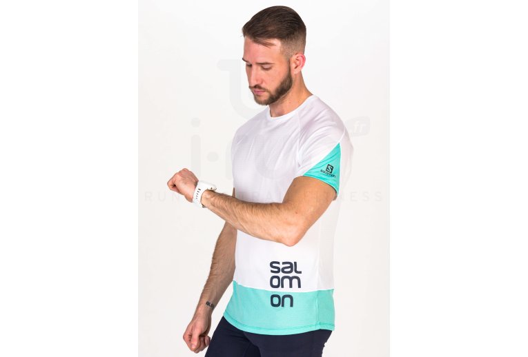 Salomon camiseta manga corta Cross Run Graphic