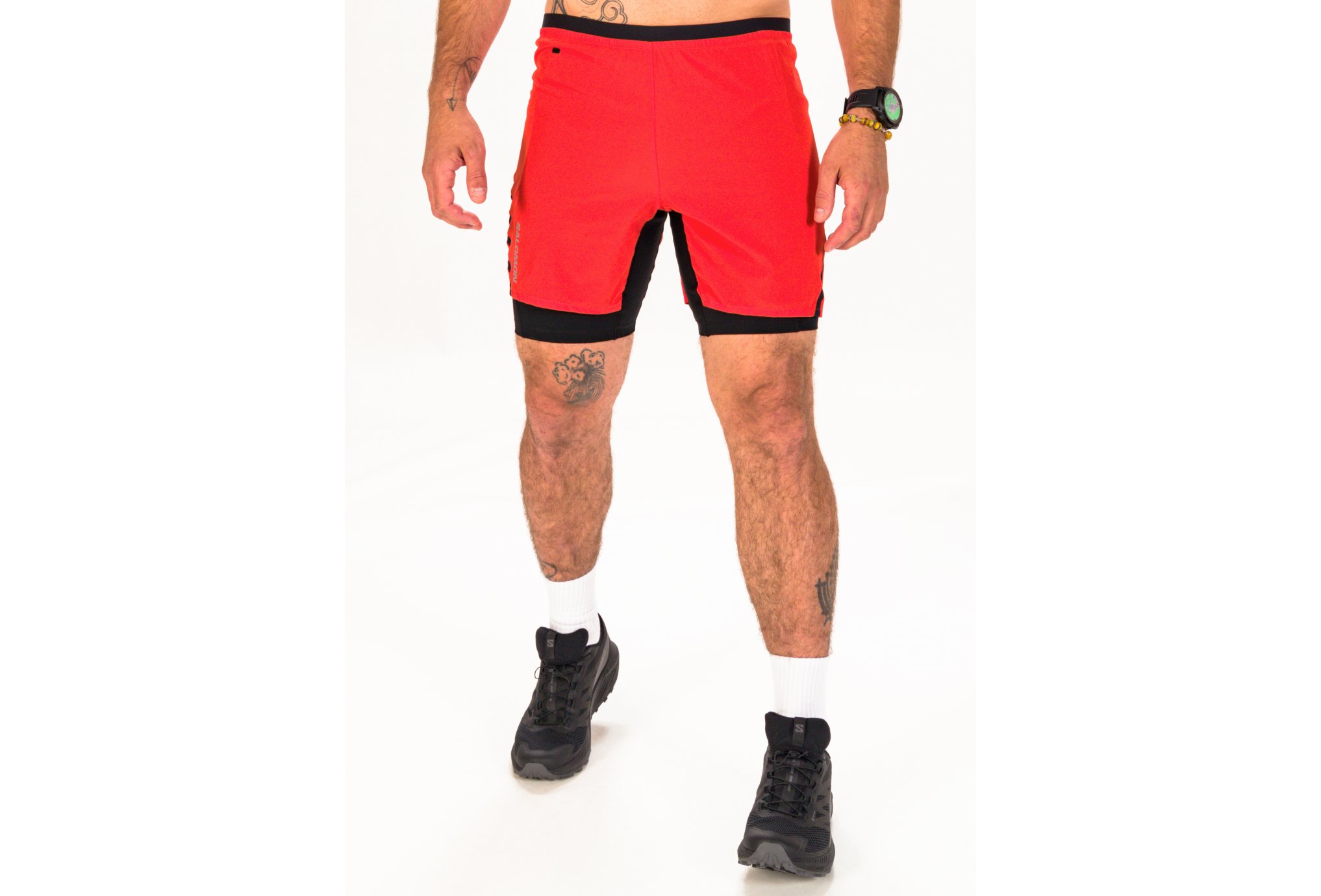 Salomon Cross Twinskin 2 en 1 Rouge