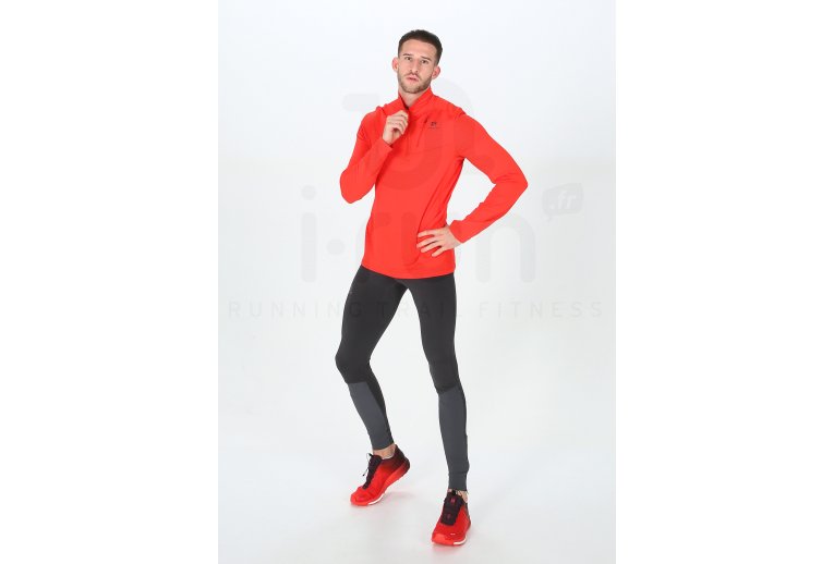 Salomon camiseta manga larga Grid HZ Mid