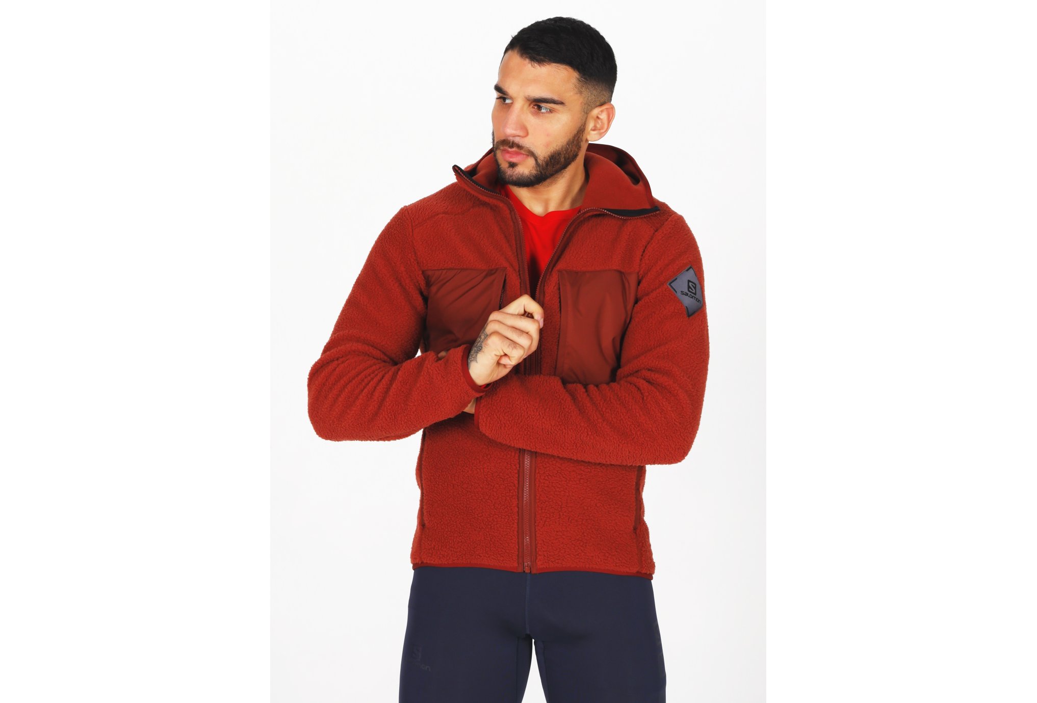 Salomon Snowshelter Teddy M vêtement running homme