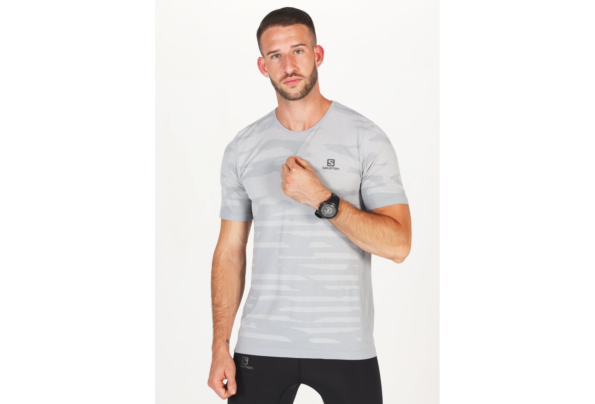 Salomon XA Camo Tee M vêtement running homme