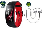 Samsung Pack pulsera conectada Gear Fit2 Pro L + Auricualres Level Active