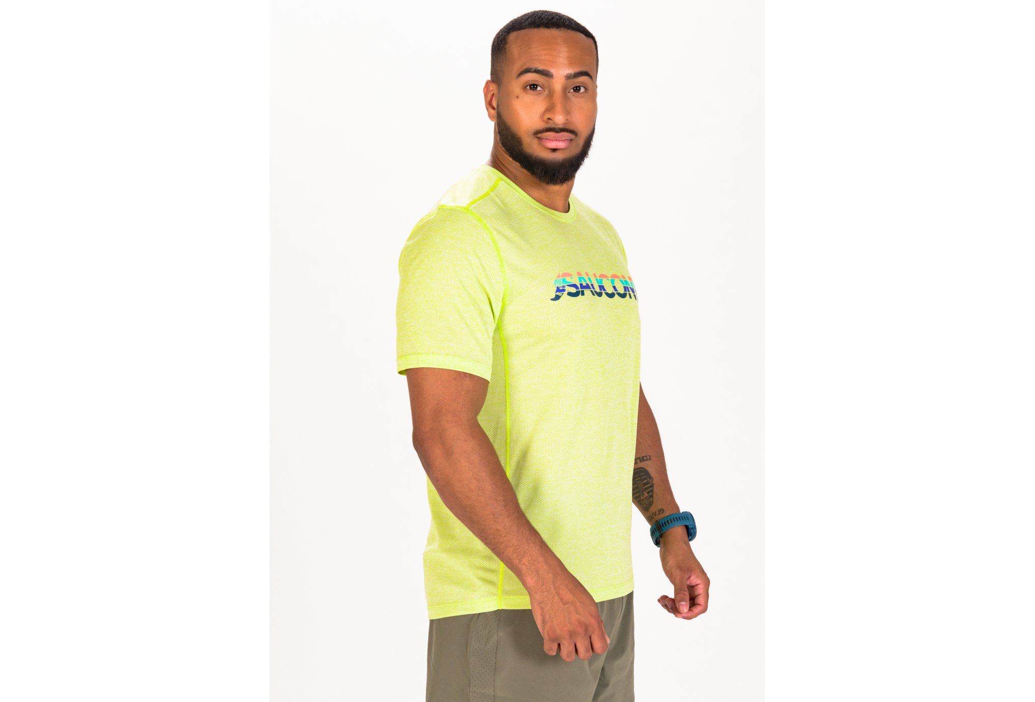 Saucony Stopwatch Graphic M vêtement running homme