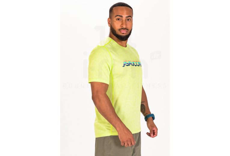 Saucony camiseta manga corta Stopwatch Graphic