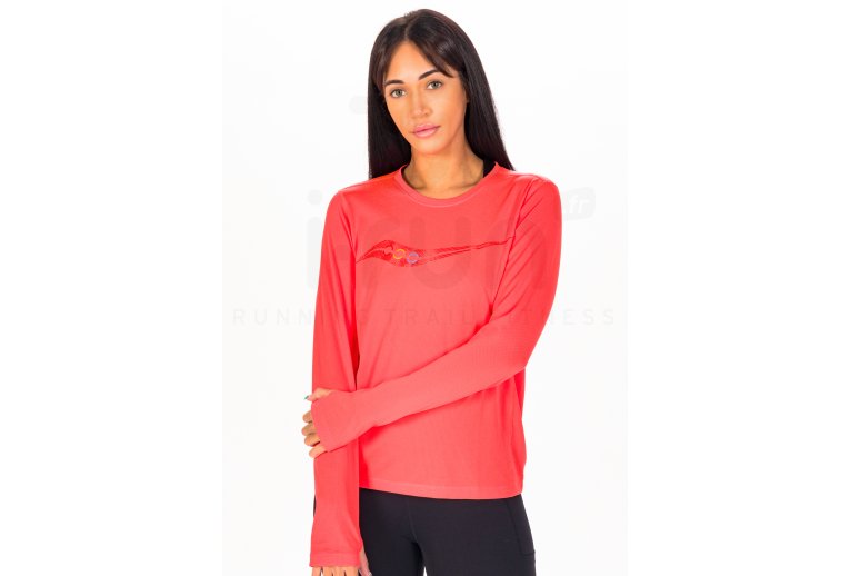 Saucony camiseta manga larga Stopwatch Graphic