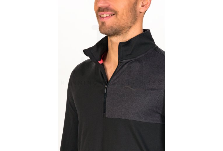 Saucony camiseta manga larga Sunday 1/4 Zip