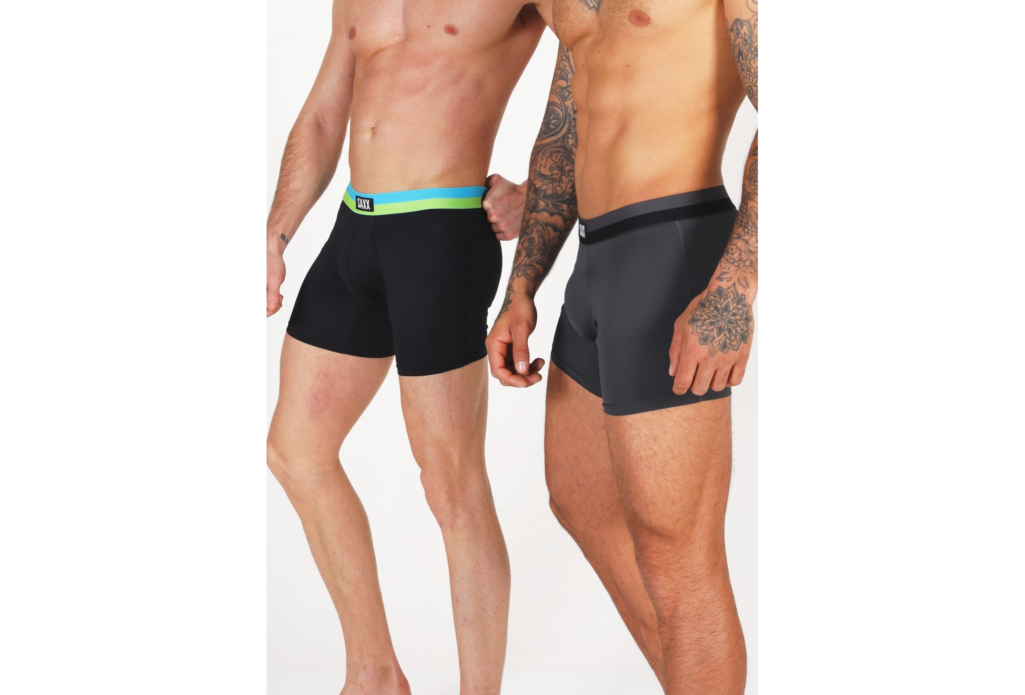 Saxx Lot de 2 boxers Sport Mesh M vêtement running homme