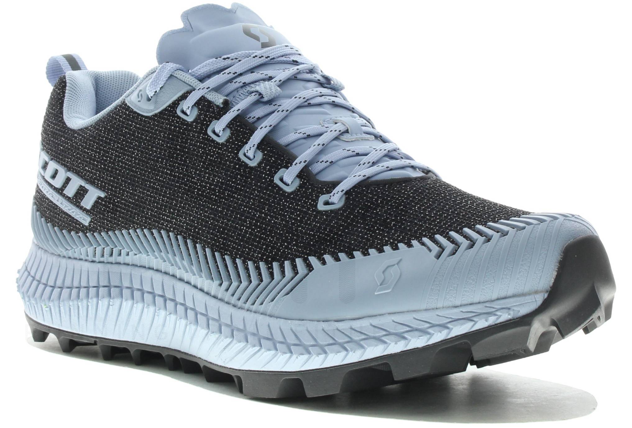 Chaussures De Trail Scott Supertrac Ultra TC | Noir/Jaune | Taille 45 | Semelle Auto-nettoyante, Légères (345 G En 42) - 4