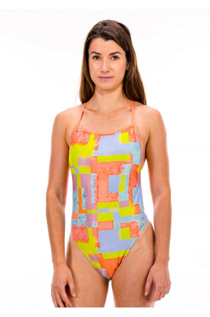 Speedo Club Training Allover V-Back Damen