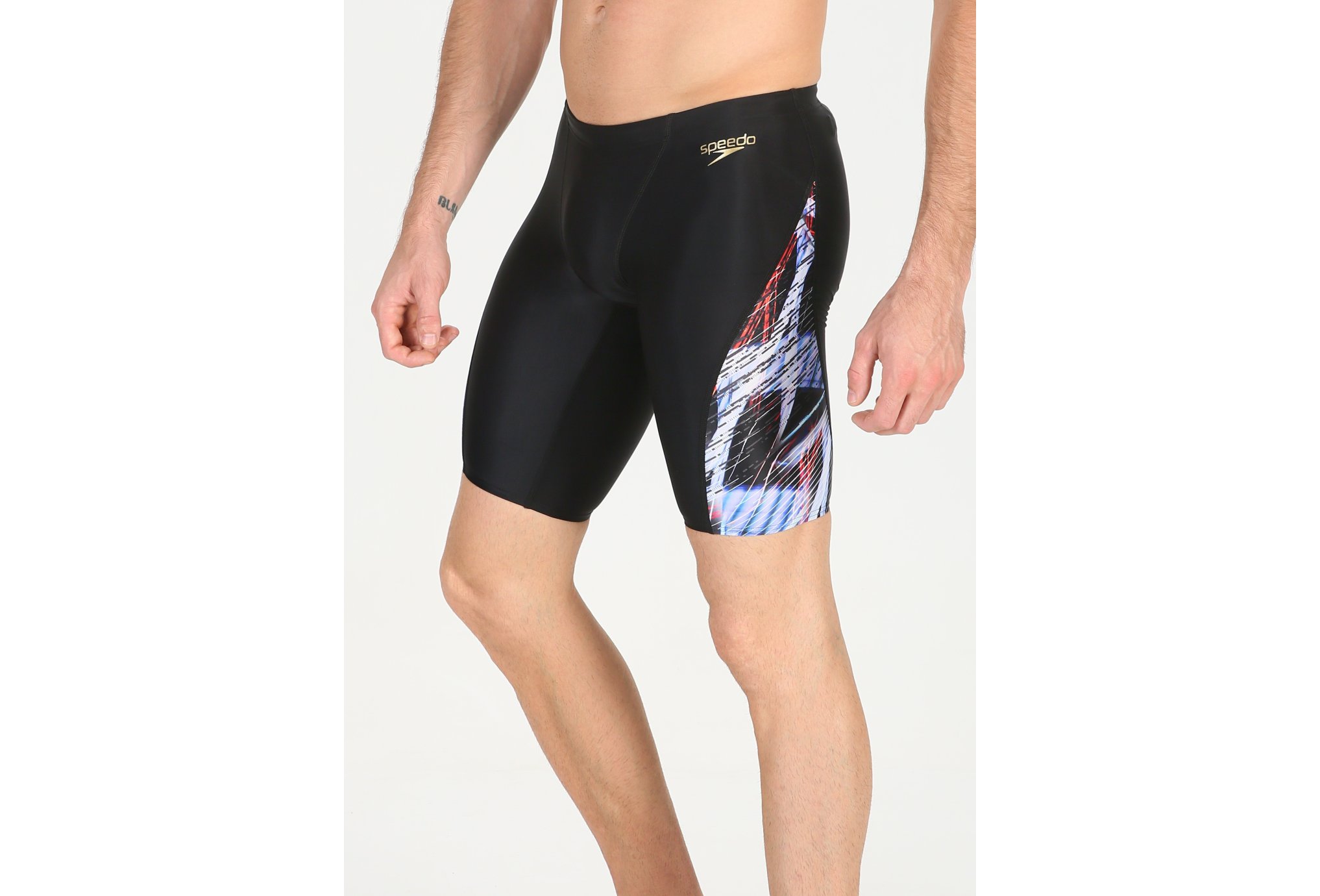 Speedo Jammer Allover Digital V Panel M vêtement running homme