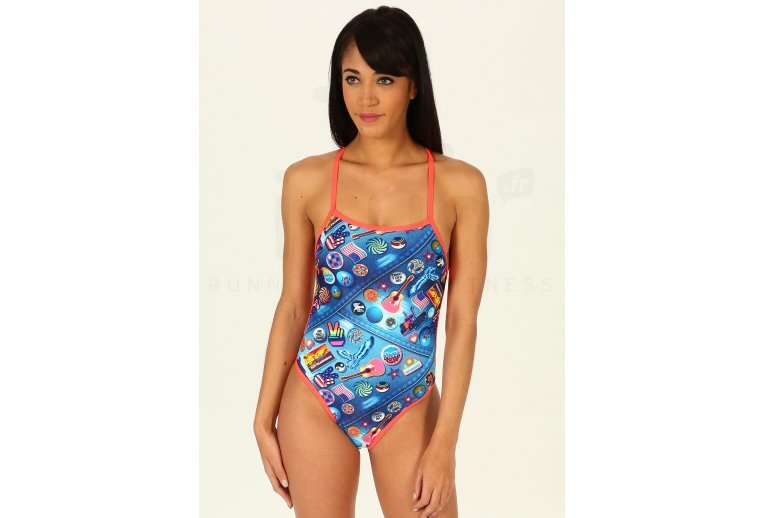 Speedo traje de ba�o Retro Pop Cross Tieback