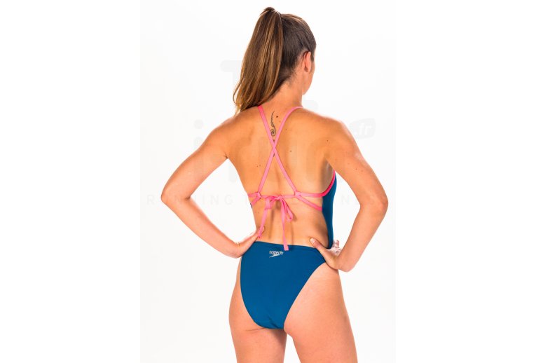 Speedo ba�ador de nataci�n Solid Tie Back