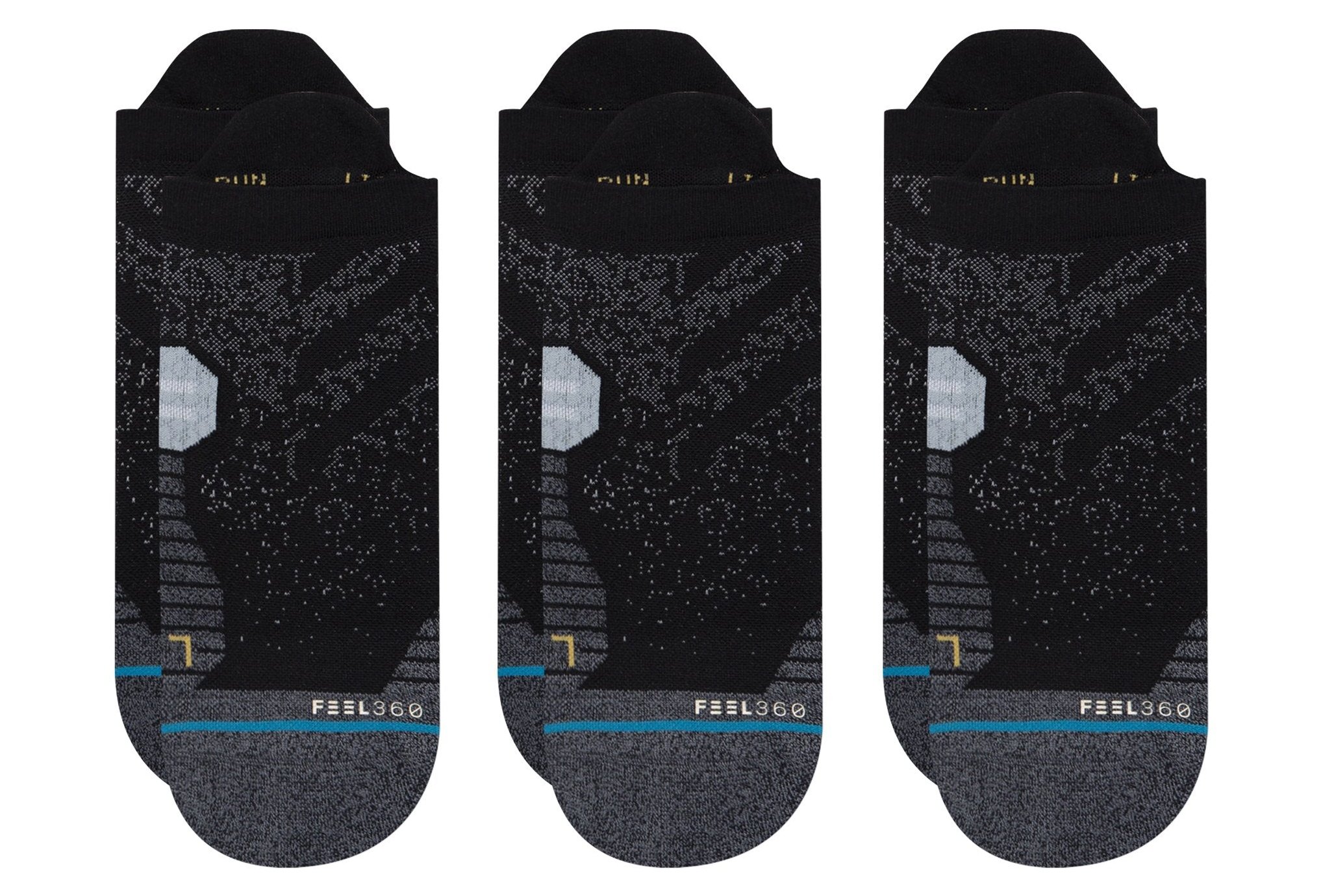 Stance Lot de 3 paires Run Tab ST Chaussettes