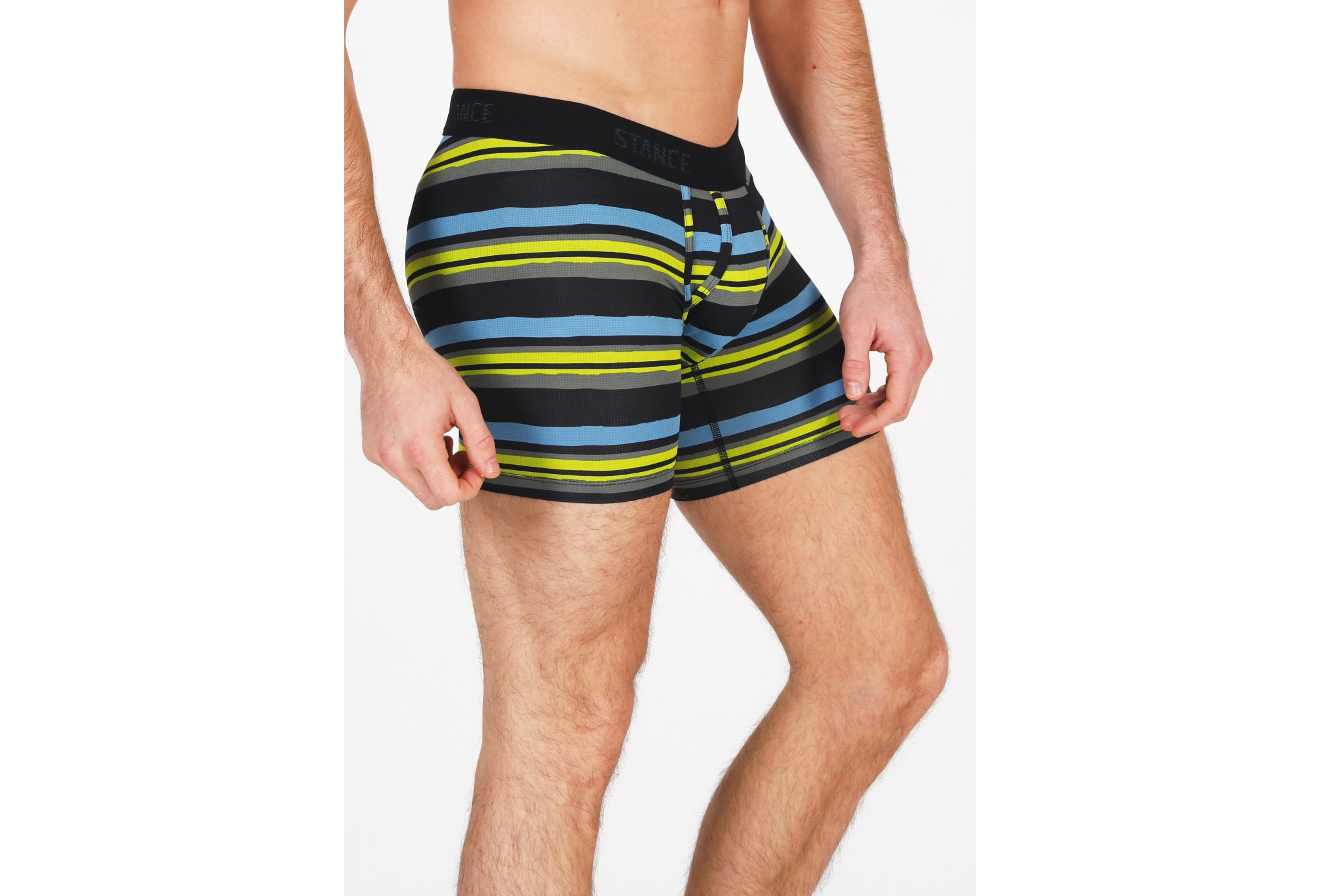 Stance Wholester Lane Lines Boxer Brief M vêtement running homme
