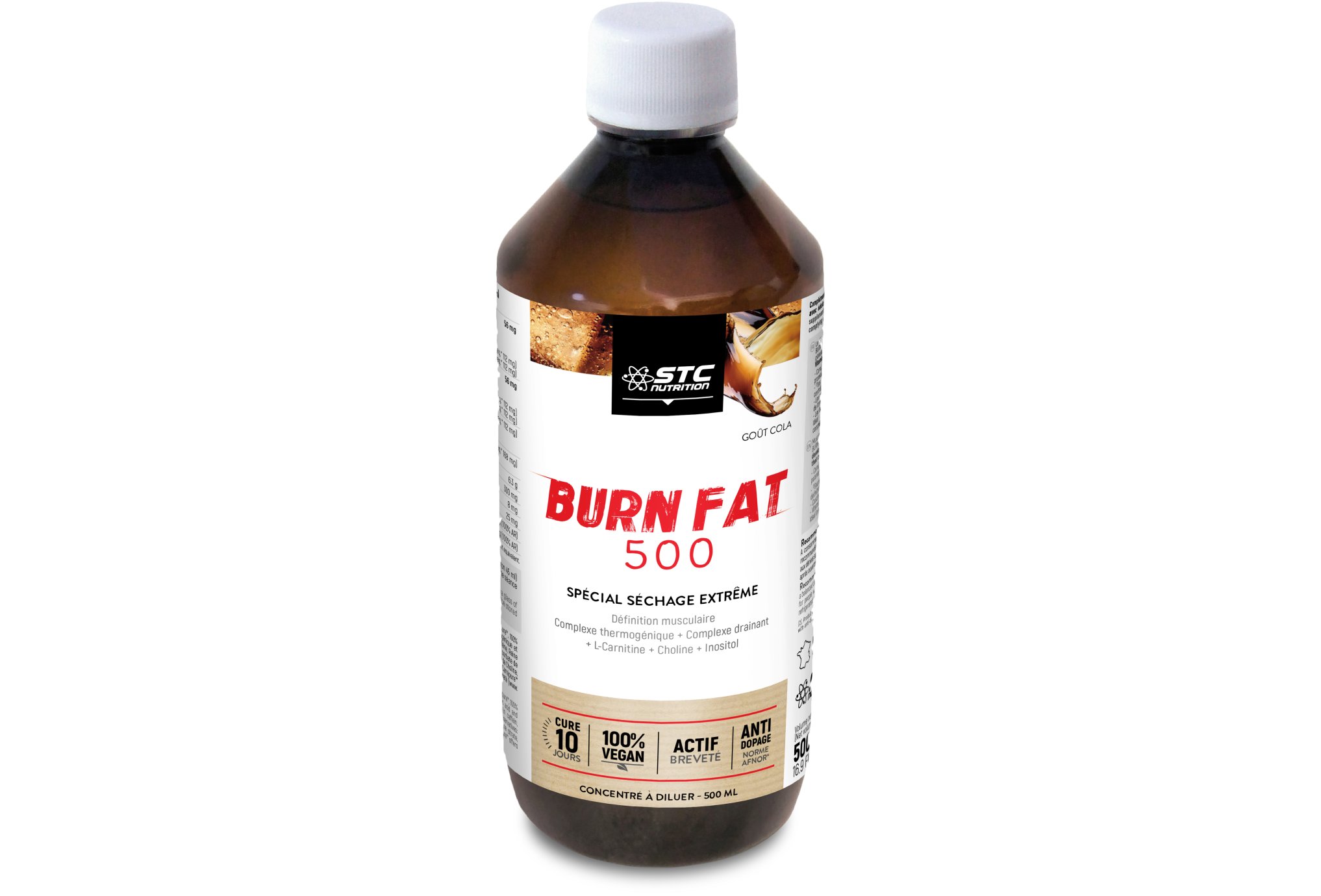 STC Nutrition Burn-Fat 500 - Cola Diététique Protéines / récupération