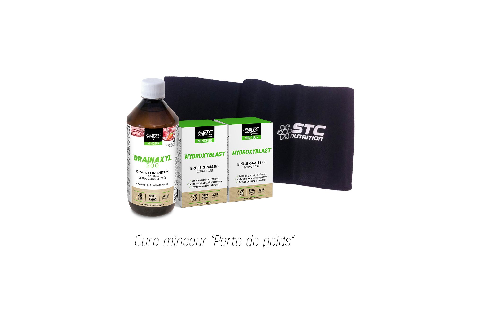 STC Nutrition Cure minceur et ceinture de sudation offerte Diététique Packs