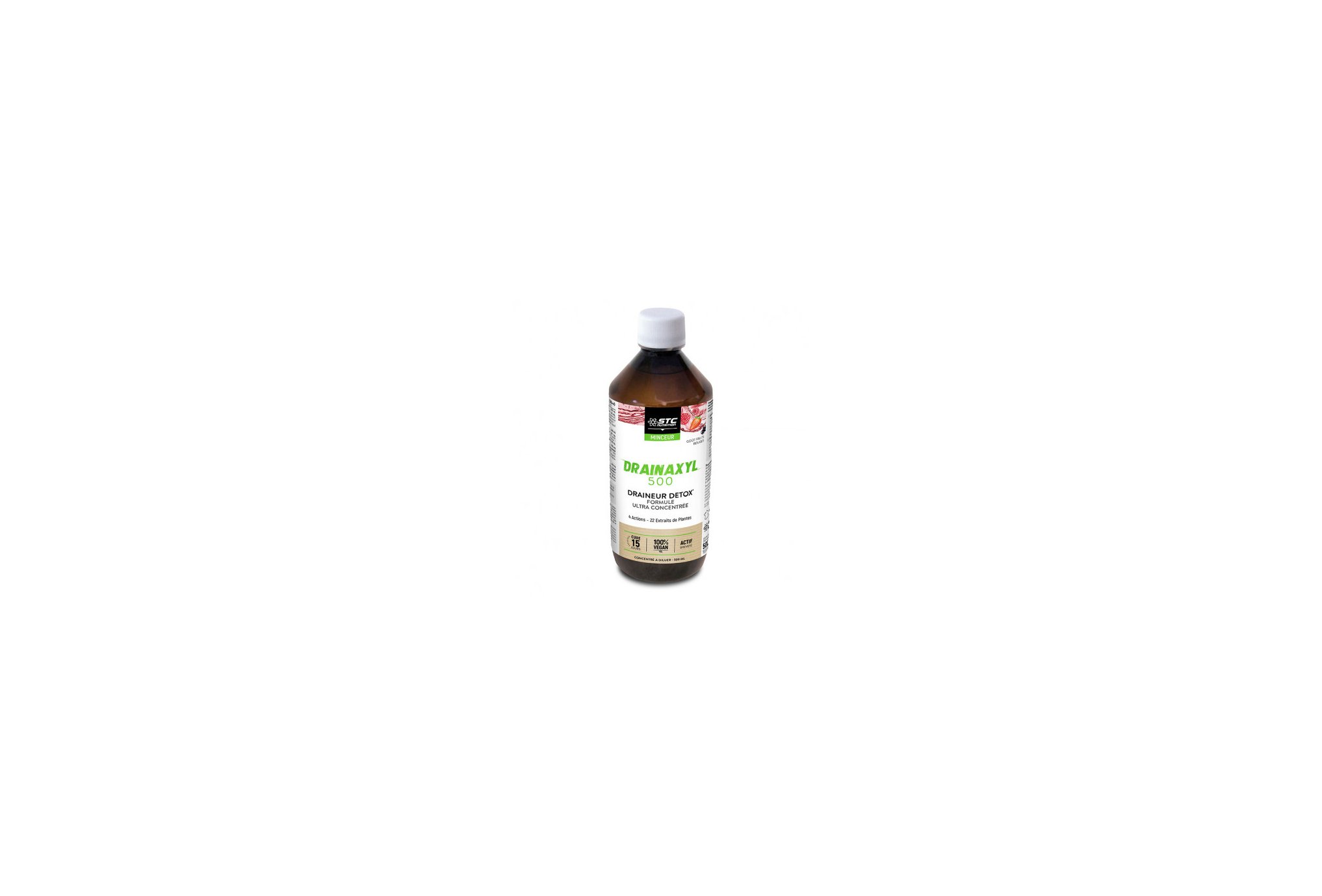 STC Nutrition Drainaxyl 500 Vegan Fruits Rouges Diététique Compléments