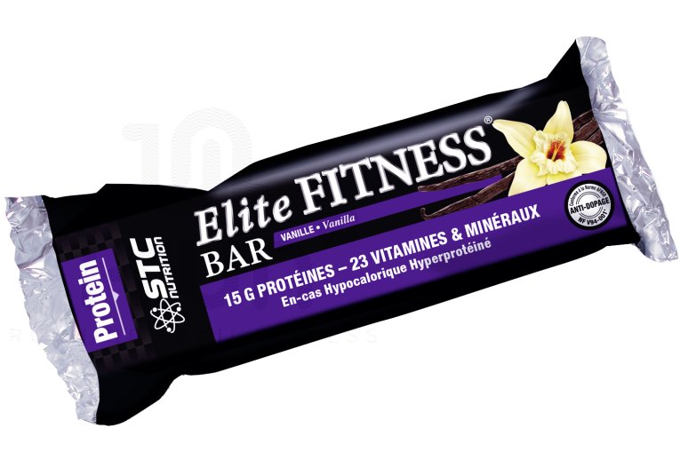 STC Nutrition Estuche de 5 barras energticas Elite Fitness Vainilla