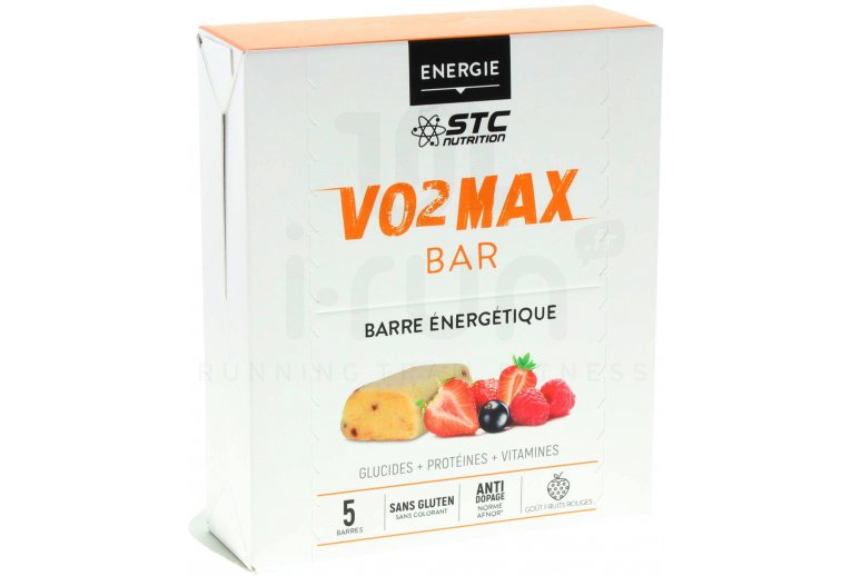 STC Nutrition Estuche 5 barras energéticas VO2 Max frutos rojos