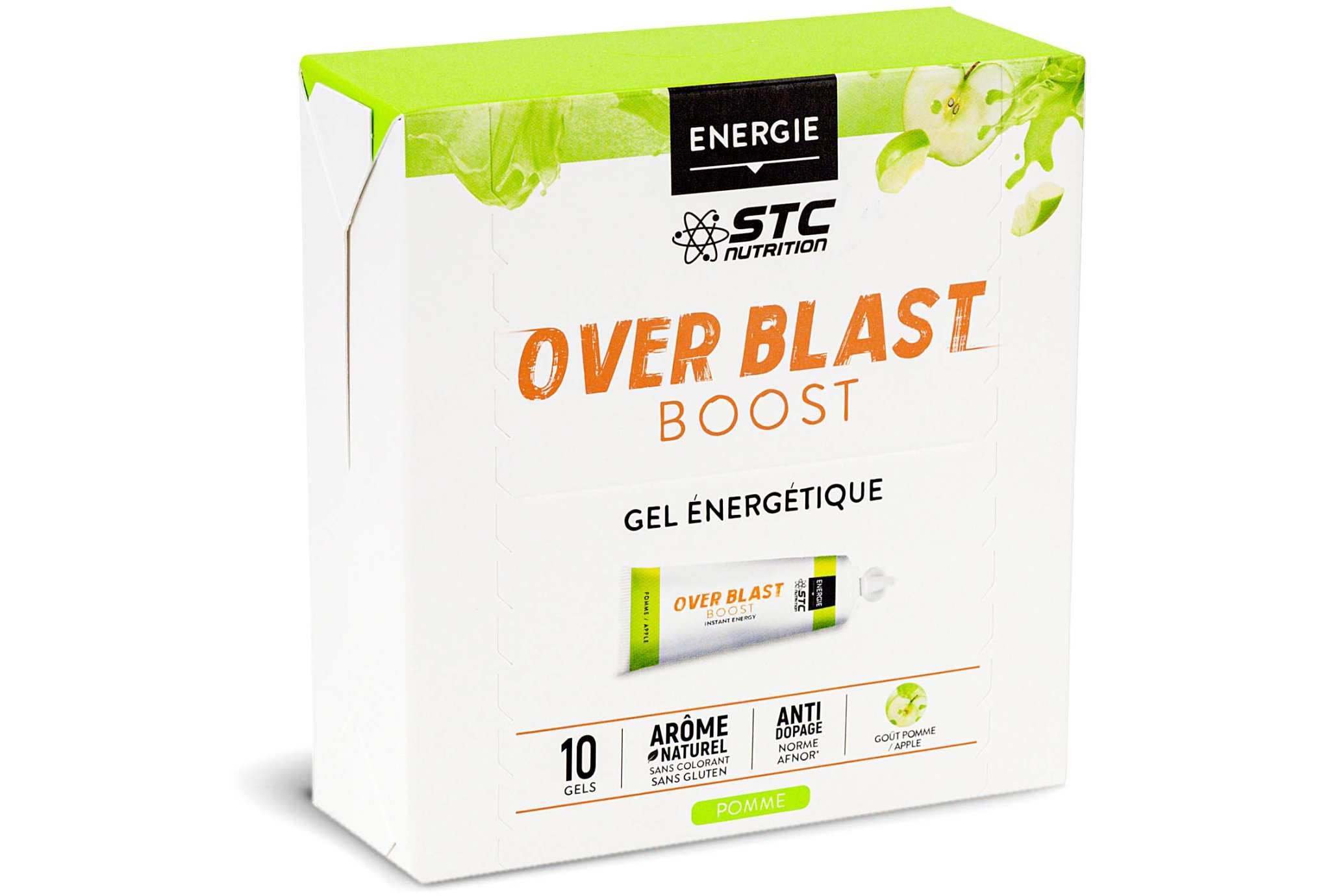 STC Nutrition Etui Gels Over Blast Perf' - Pomme Diététique Gels