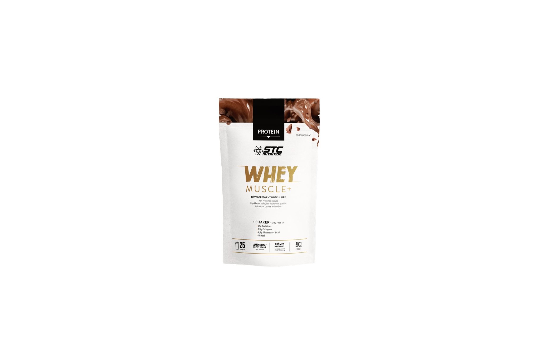 STC Nutrition Whey Muscle+ 750 g - Chocolat Diététique Protéines / récupération