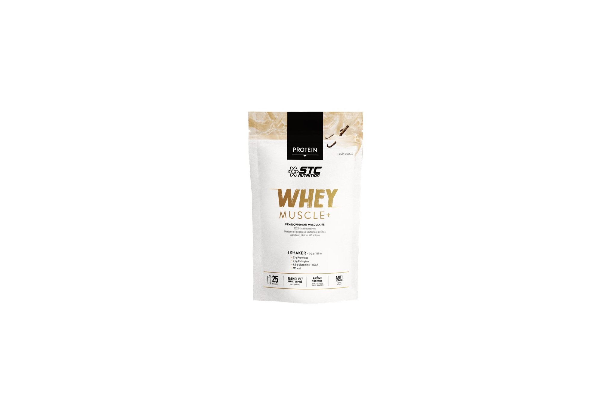 STC Nutrition Whey Muscle+ 750g - Vanille Diététique Protéines / récupération