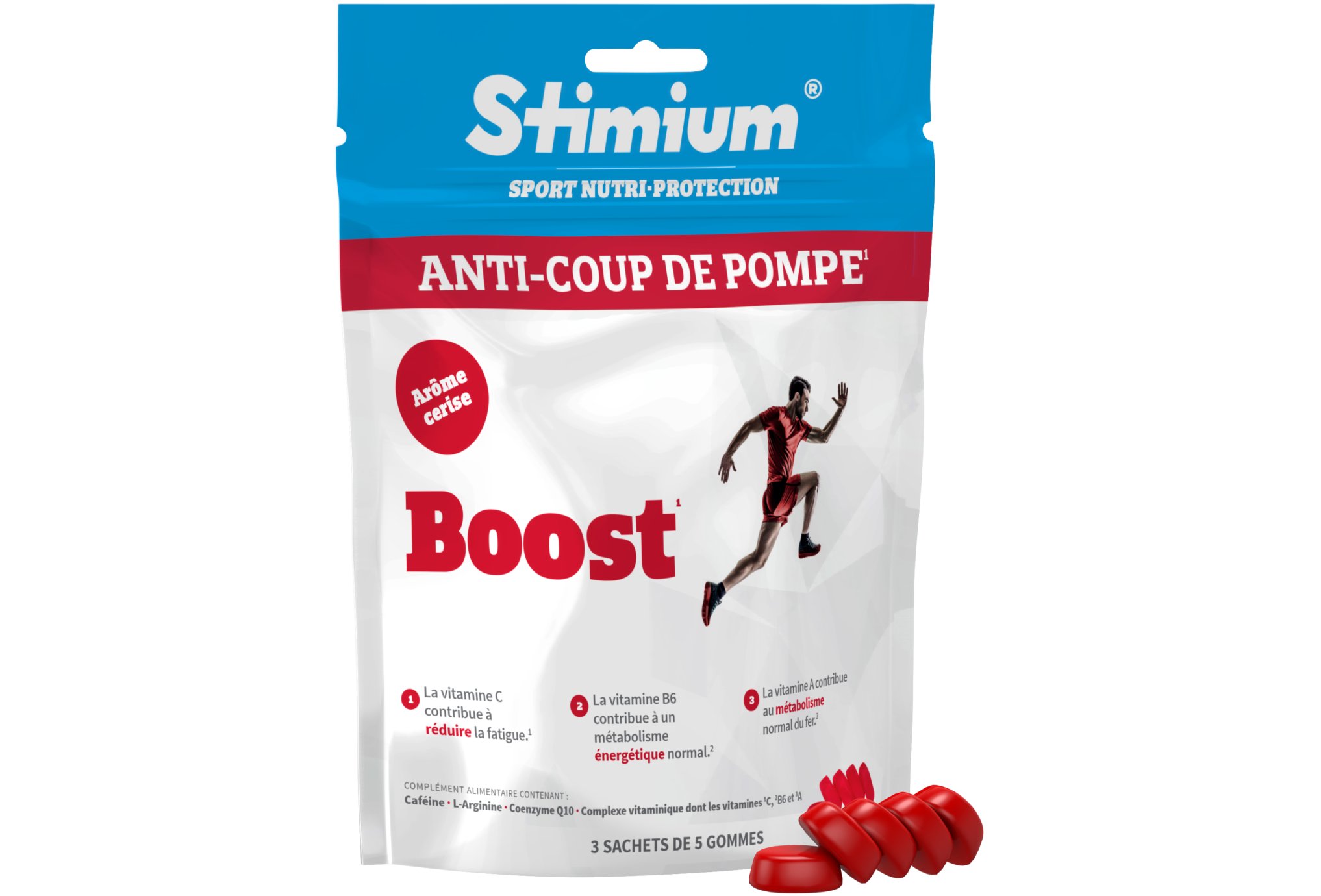 Stimium Gommes Boost - Cerise Diététique Compléments
