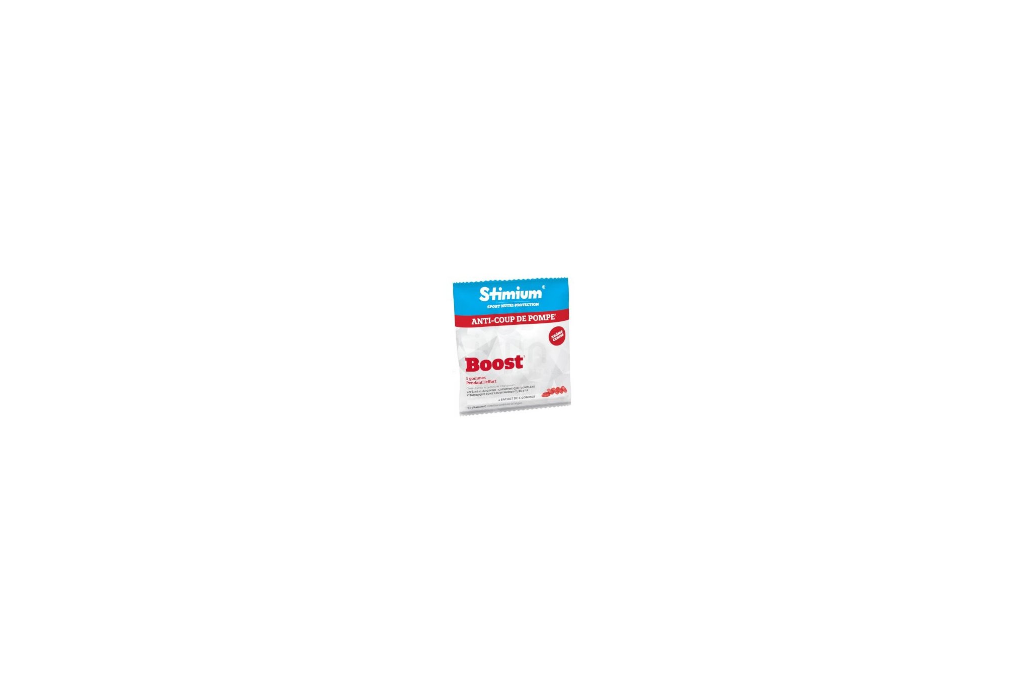 Stimium Pack 4 Sachet de 5 Gommes Boost - Cerise Diététique Compléments