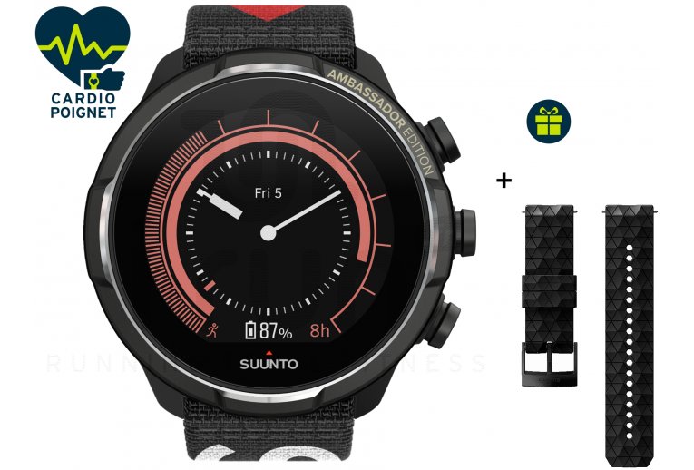 Suunto 9 Baro Titanium - Reloj GPS deportivo con batería de larga duración
