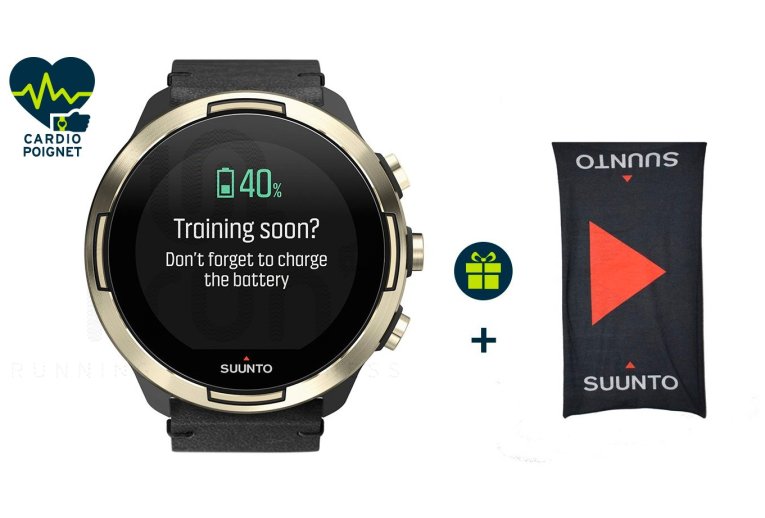 Suunto 9 Baro Gold Leather edicin especial+Buff de regalo