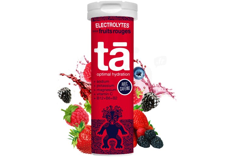 Ta Energy Comprimidos de Eletrlitos - Frutos Vermelhos-Cafena