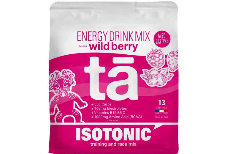 Ta Energy Isotonic Energy Drink Mix frutti rossi caffeina