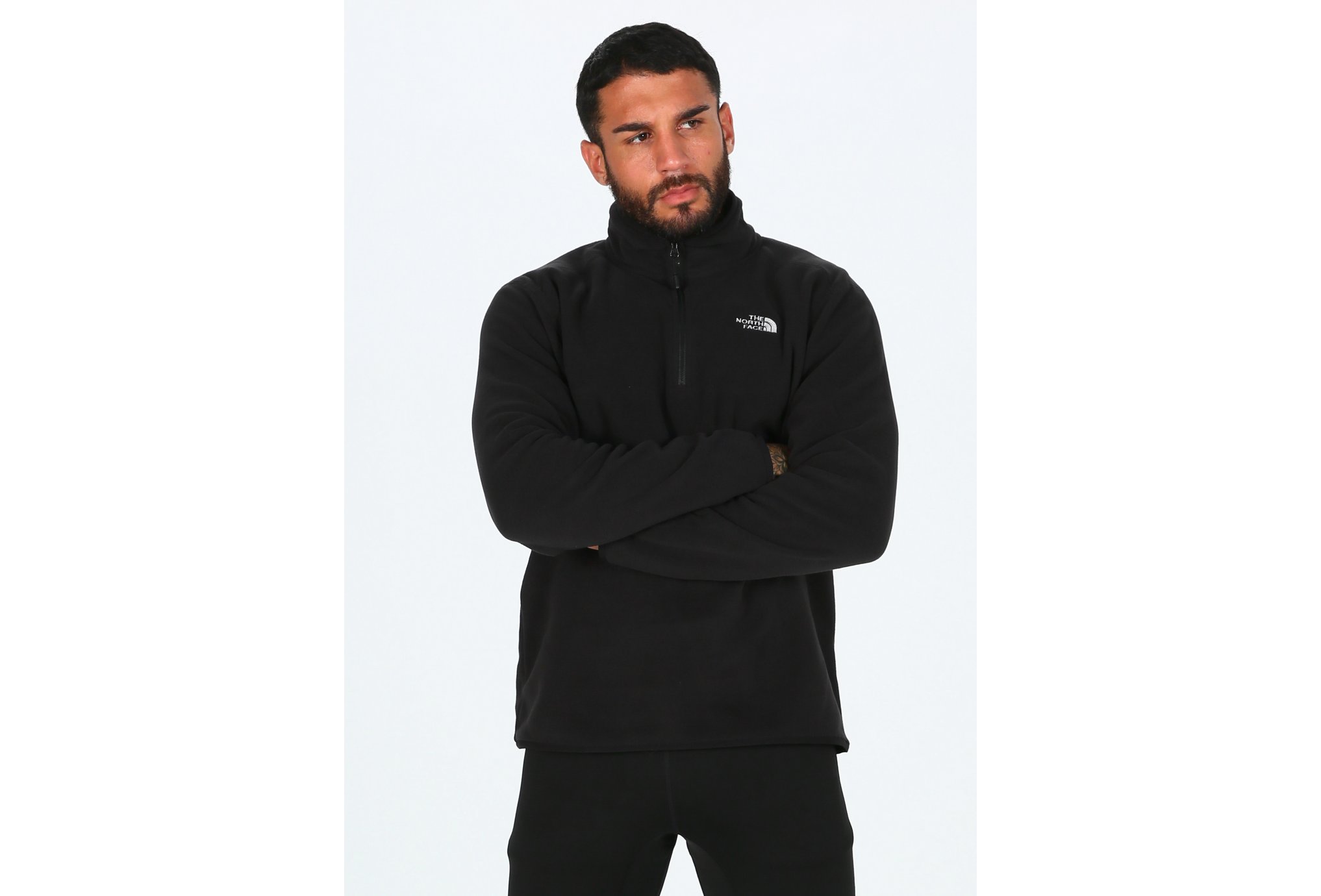 The North Face 100 Glacier 1/4 zip M Diététique Vêtements homme