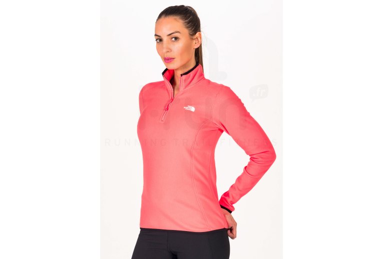 The North Face forro polar manga larga 100 Glacier 1/4 Zip