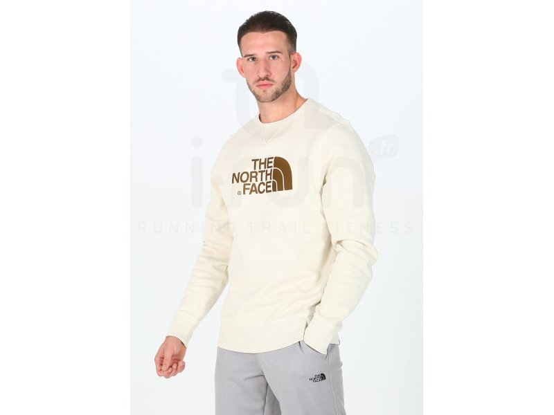 The North Face Drew Peak Crew M homme Beige pas cher
