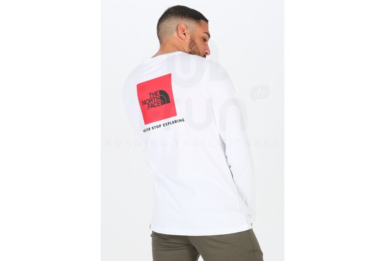 The North Face camiseta manga larga Red Box