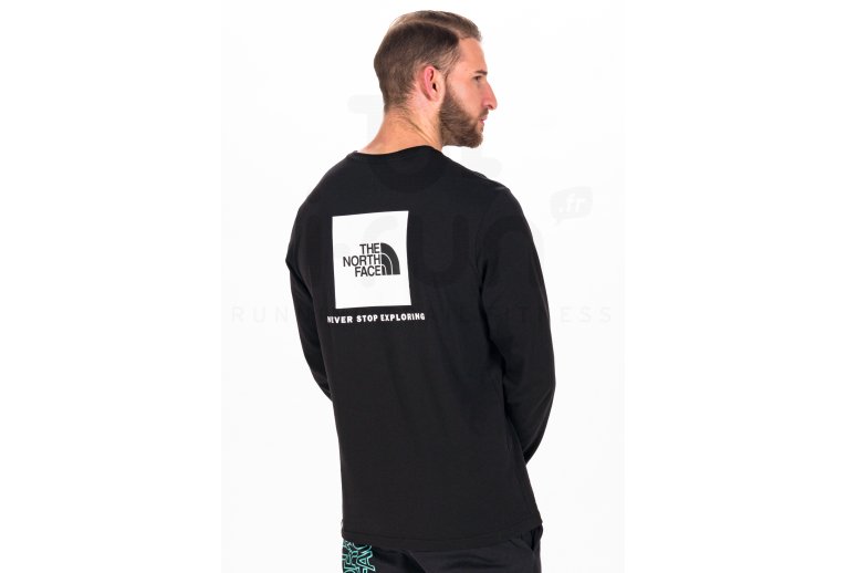 The North Face camiseta manga larga Red Box