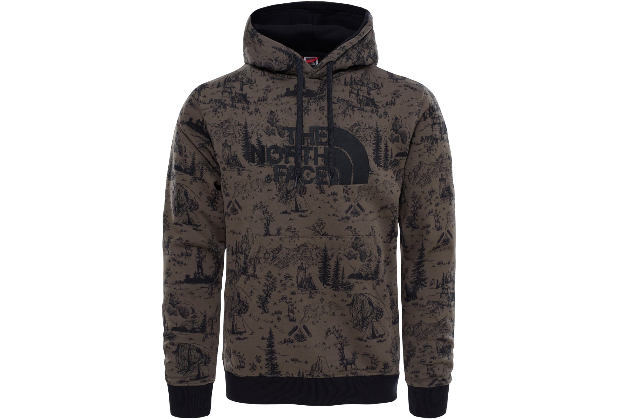 Canadian Peak Galapagos Men - Sudadera Con Bolsillo Tipo Canguro Para Hombres - Sudaderas Con Capucha Ciente Manga Larga - Rego Ide Primavera Verano Otoño Invierno (Marron XL