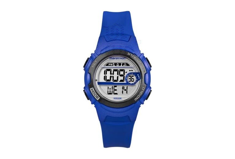 Timex Orologio Digitale Bambini 27mm Resina Nera Con Dettagli Viola E Cinturino Nero TW2W92300