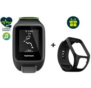 Tomtom Pack Runner 3 Cardio + Music - Small + Bracelet noir Large offert