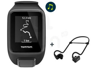 Tomtom Spark 3 Music + Casque Bluetooth - Large 