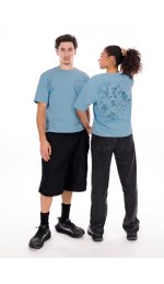 Triple Sphere Tee-shirt Supraw Bleu
