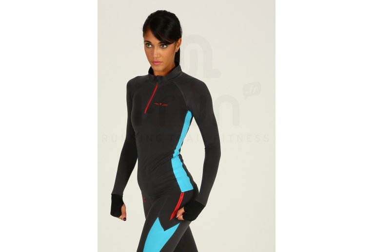 Uglow Camiseta manga larga 1/2 Zip Brush