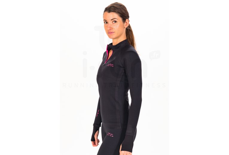 Uglow camiseta manga larga 1/2 Zip Brush