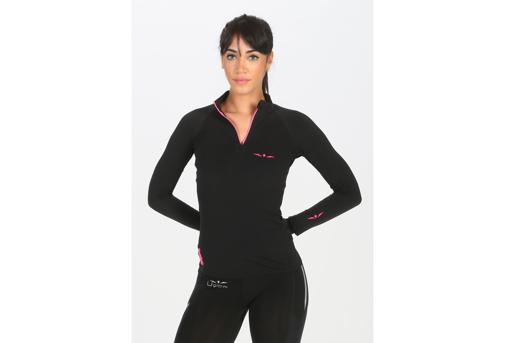 Uglow Brush Winter 1/2 Zip W vêtement running femme