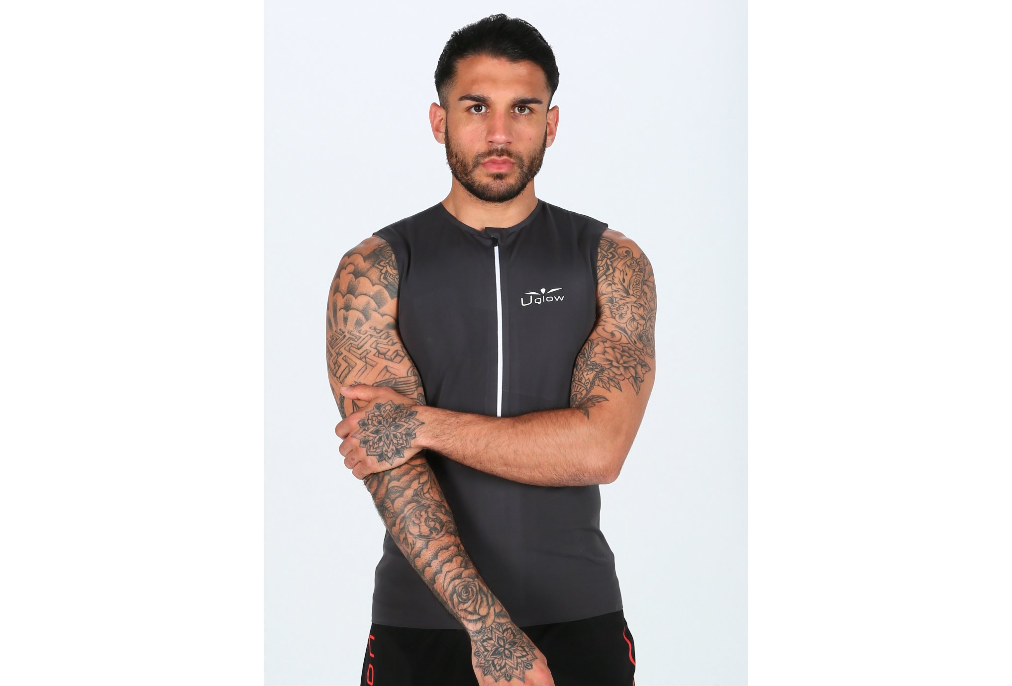 Uglow Zip Brush M vêtement running homme
